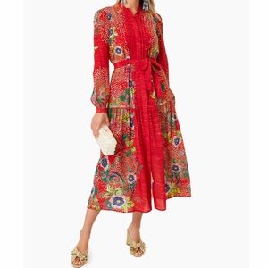 Saloni Meadow Dianthus Dress 10